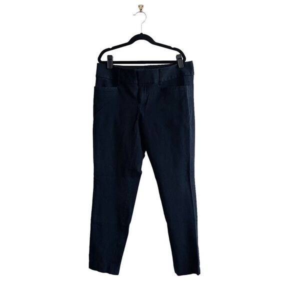 Banana Republic Pants Jackson Fit Slim Ankle Trousers True Navy Women's 6 - Picture 3 of 10